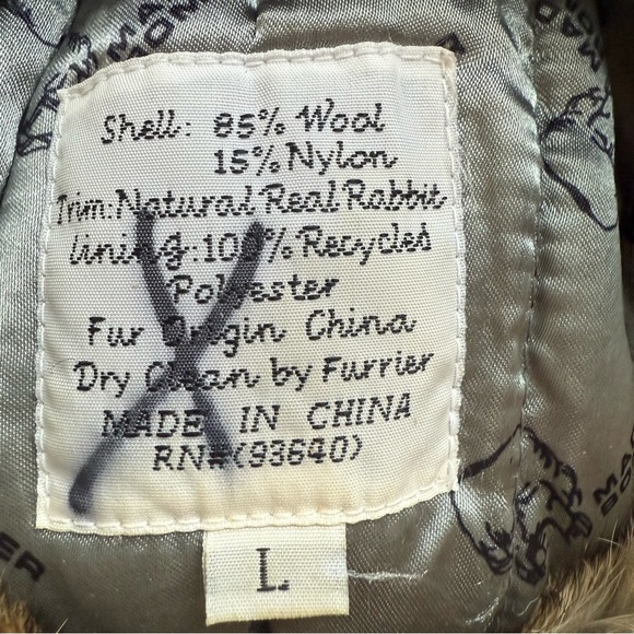 Mad Bomber Men’s Trapper Hat L Red Black Plaid Wool Rabbit Fur Ear Flaps Winter - Picture 8 of 12